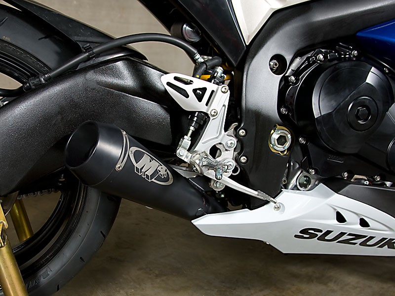 M4 Black GP Slip-On 2009-11 Suzuki GSX-R1000